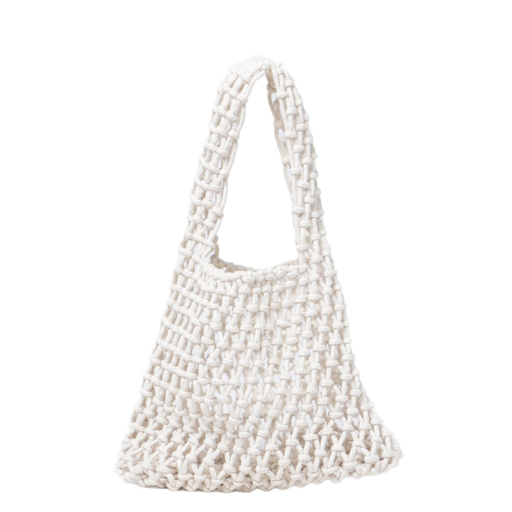 Hand-knotted tote bag with breathable structure Bowlift