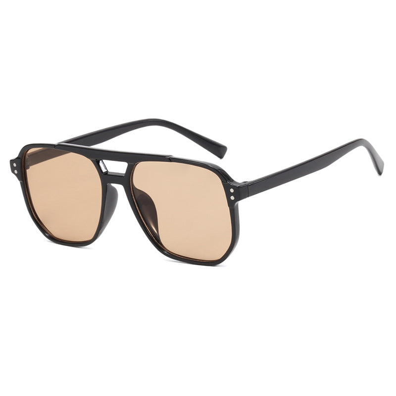 Women's oversized sunglasses with geometric design and UV protection Bowlift