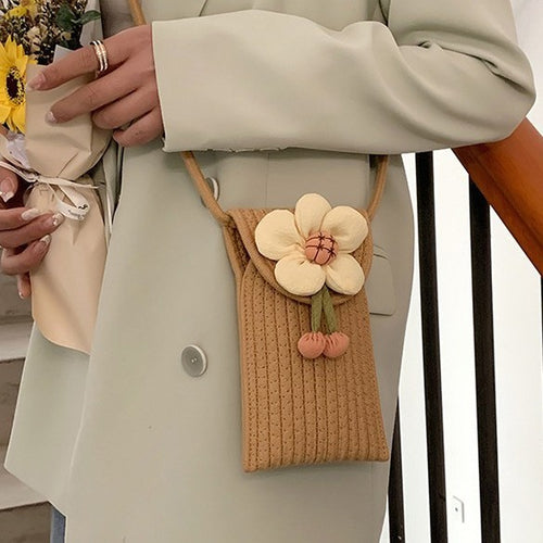 Flower pattern shoulder bag Bowlift