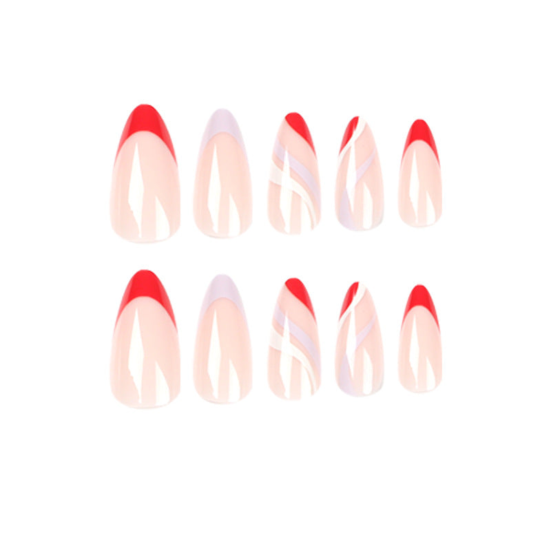 Artistic Nail Art with Unique Gradient and Geometric Accents Bowlift