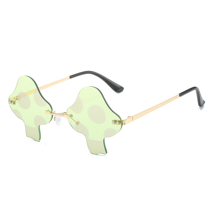Unique Oversized Polka Dot Frame Sunglasses Bowlift