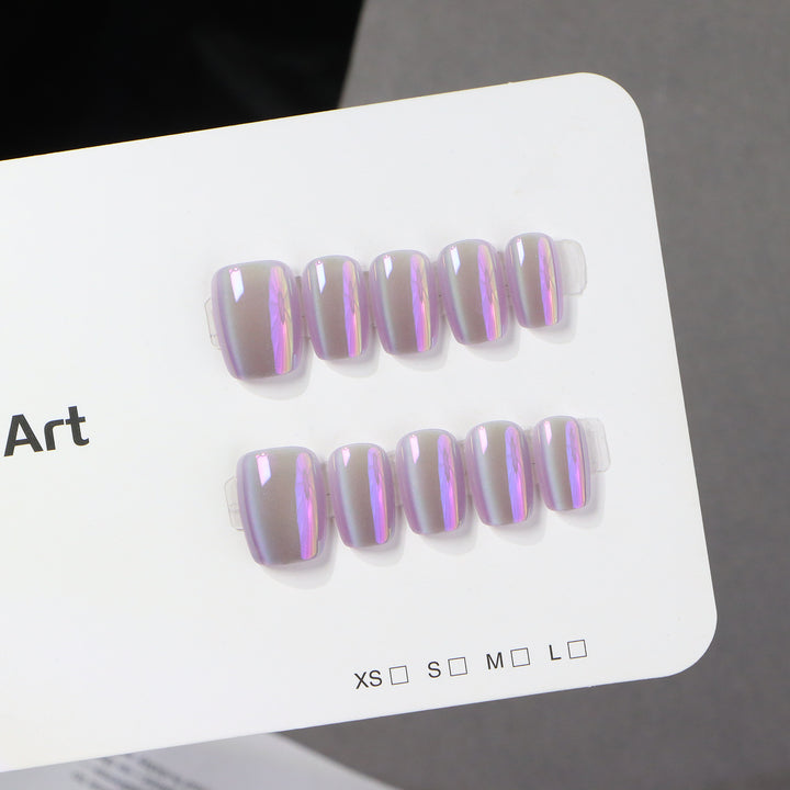 Elegant Glossy Press-On Nail Art Bowlift