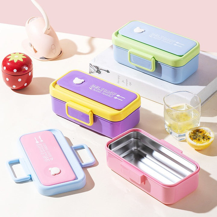 Stainless Steel Multi-Compartment Lunch Box
