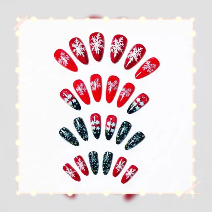 Festive Artificial Nails Bowlift