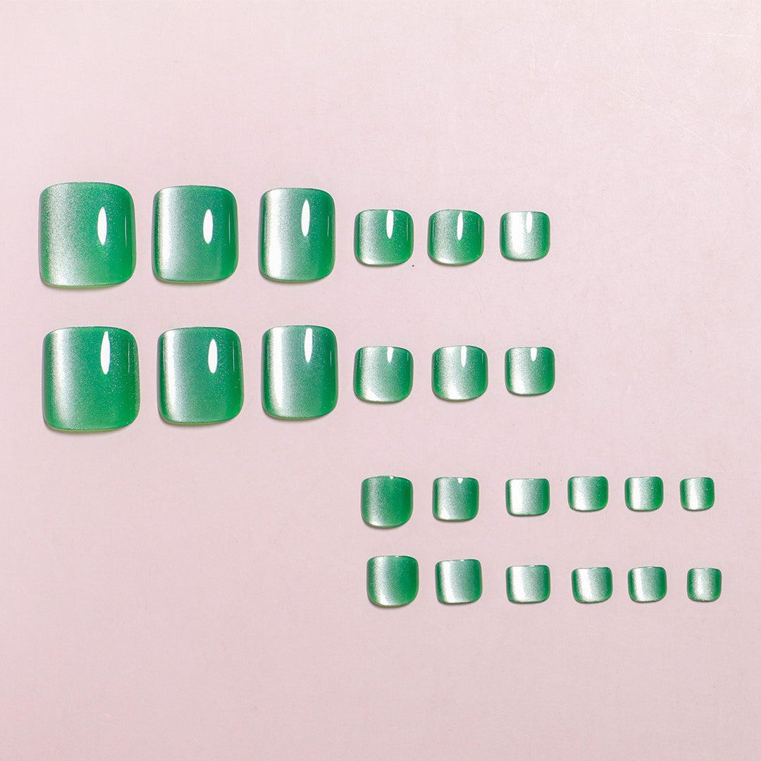 Fashionable Press-On Toe Nail Art Bowlift