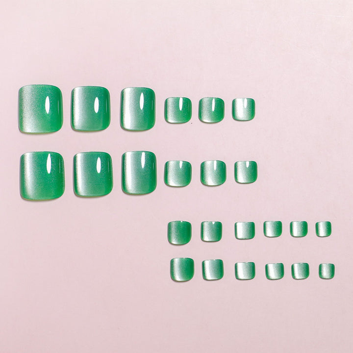 Fashionable Press-On Toe Nail Art Bowlift