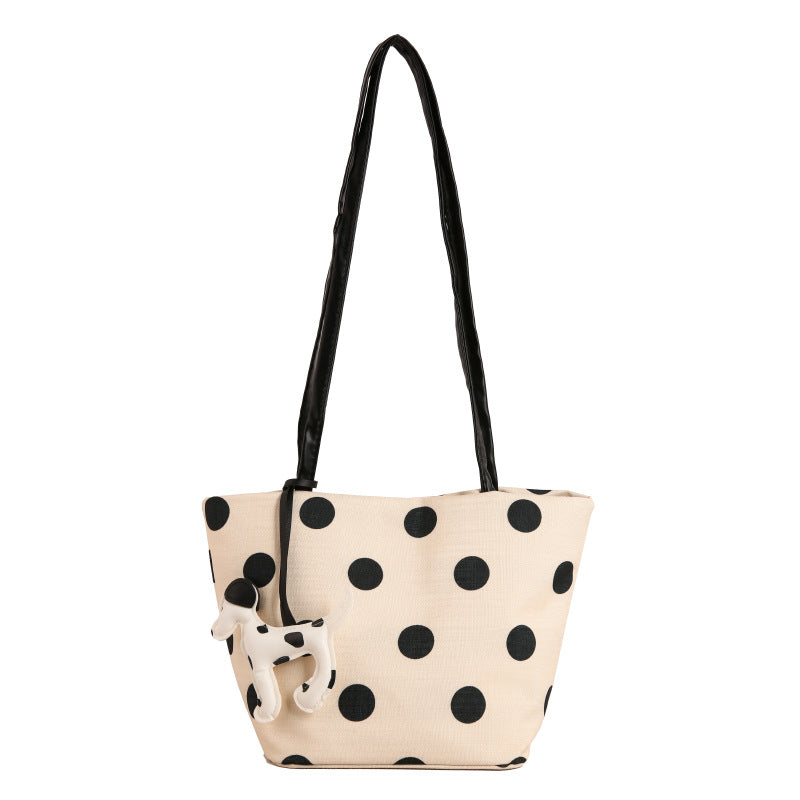 WoPolka Dot Fashion Tote Bag Bowlift
