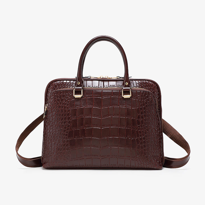 Elegant Business Bag with Structured Design Bowlift