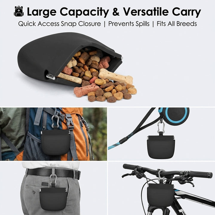 Silicone Clip-On Wireless Earbuds Protective Case with Metal Carabiner Bowlift