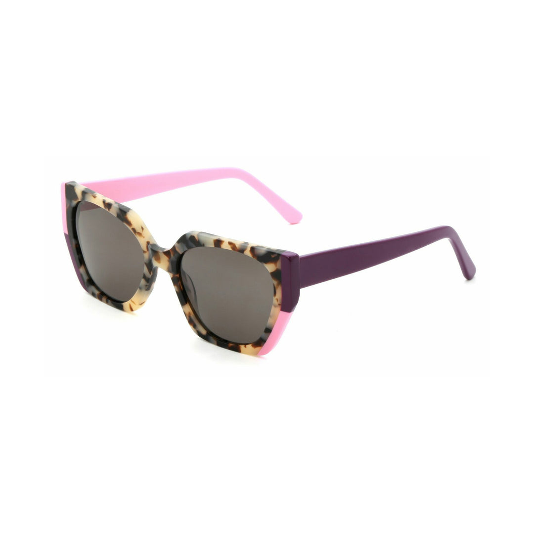 Women's designer sunglasses with angular frame and polarized lenses Bowlift