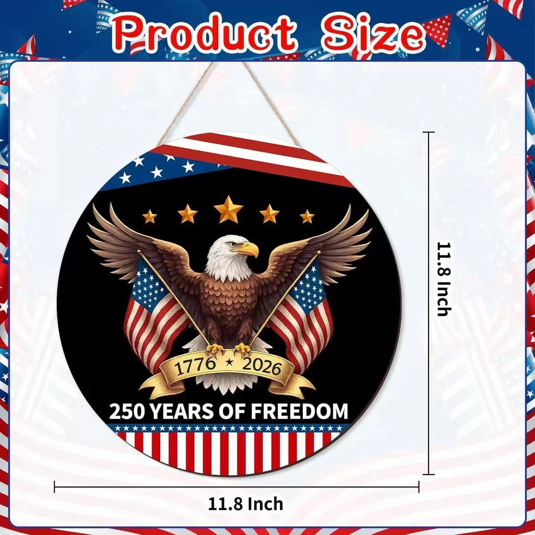 Unisex nan Patriotic Americana Heart Flag Wreath with Ribbon Mesh, Wooden Heart Cutout and Star Accent Bowlsift Bowlift