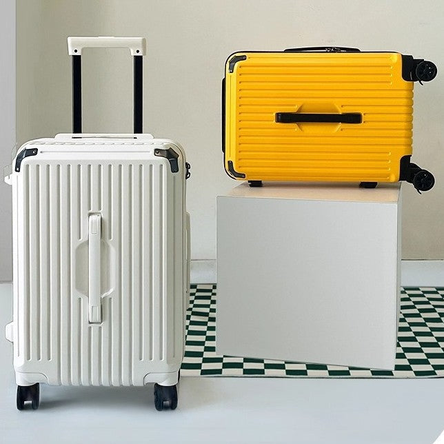 Unisex Modern Hard Shell Rolling Suitcase Bowlift