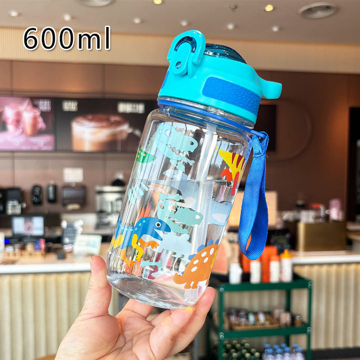 Women's Child-Friendly Drinking Bottle with Dinosaur Design Bowlift