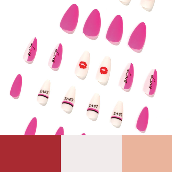 Artful nail art with heart motifs and creative accents Bowlift