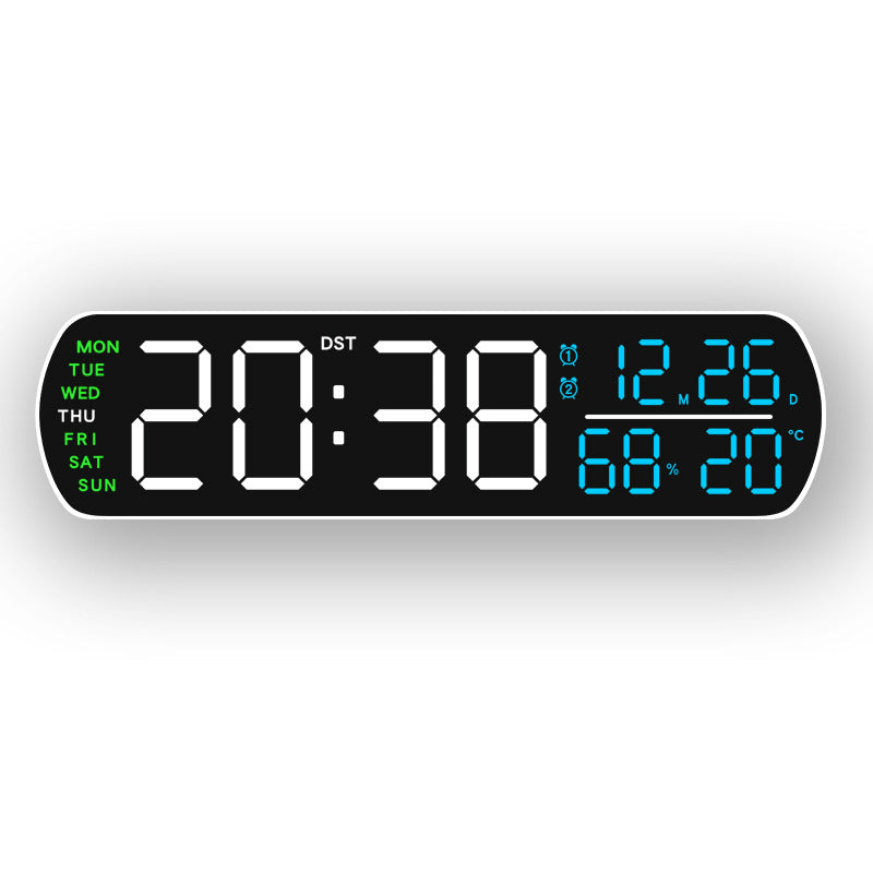 Digital weather clock with large display Bowlift