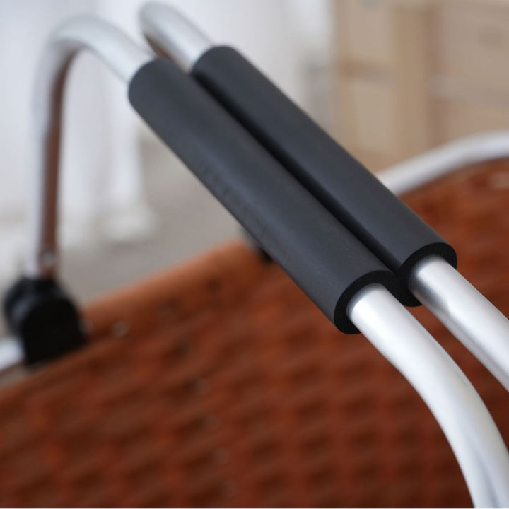 Practical shopping basket with aluminum handles Bowlift