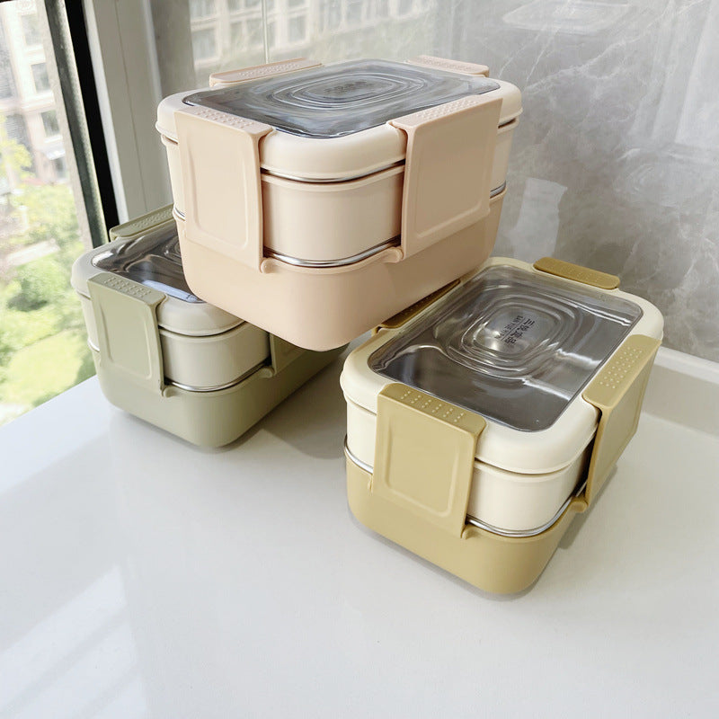 Multi-Layered Leak-Proof Food Storage Container