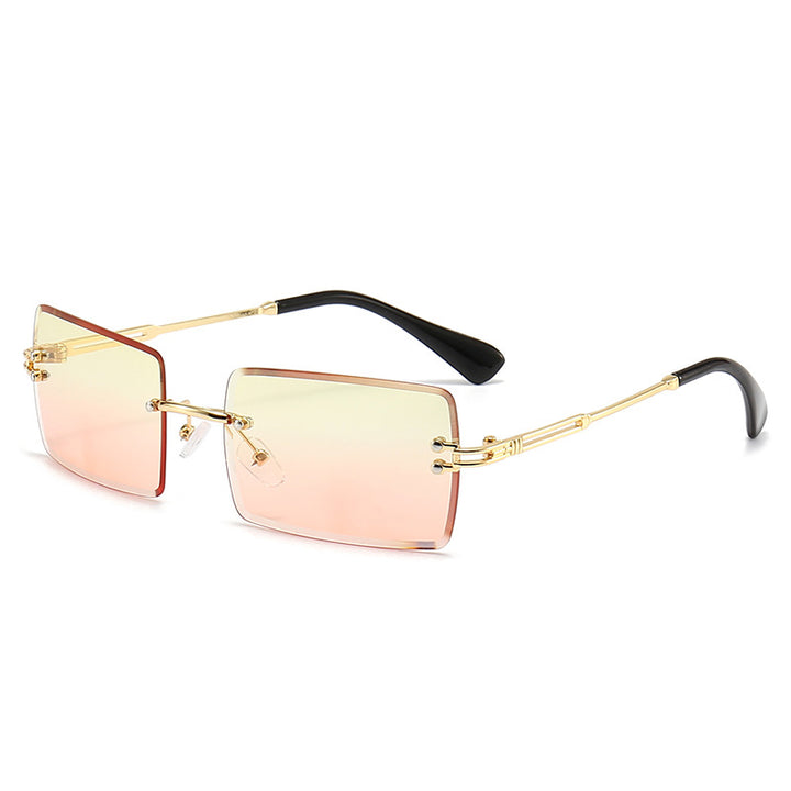 Women's fashionable rectangular sunglasses with gradient lenses Bowlift