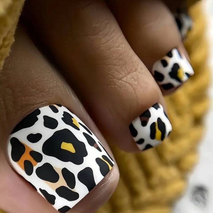 Animal Print Nail Art Bowlift