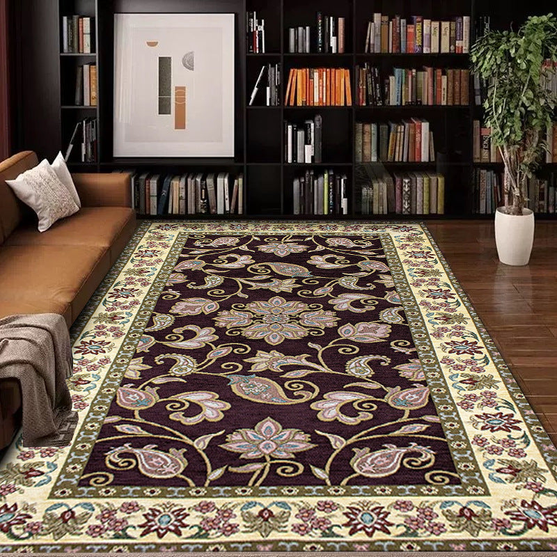 Vintage Floral Design Area Rug