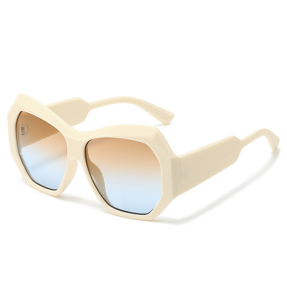Statement Hexagonal Frame Sunglasses Bowlift