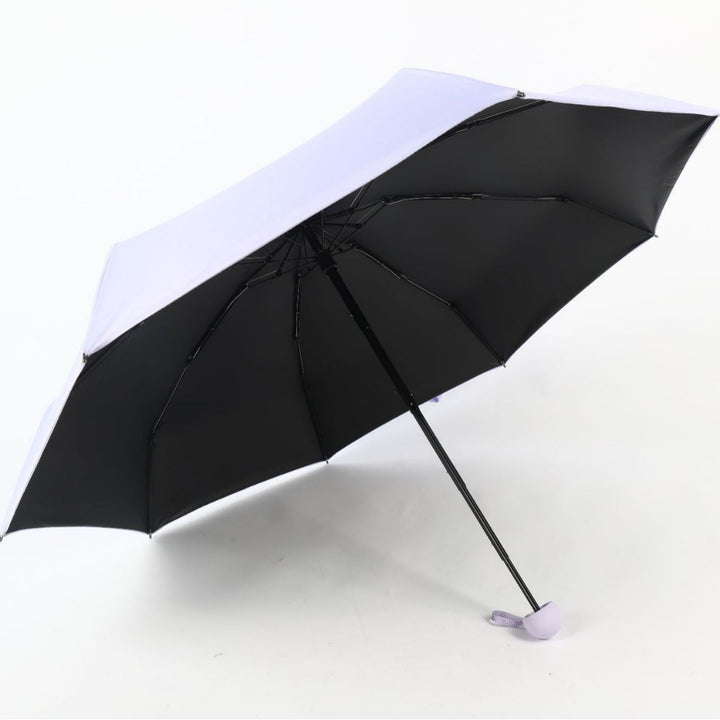 Women Compact Travel Umbrella with Storage Sleeve Bowlift