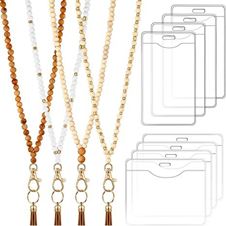 Beaded ID Holder Lanyard Bowlift
