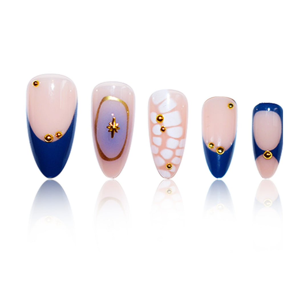 Decorative Stiletto Press-On Nail Art Bowlift