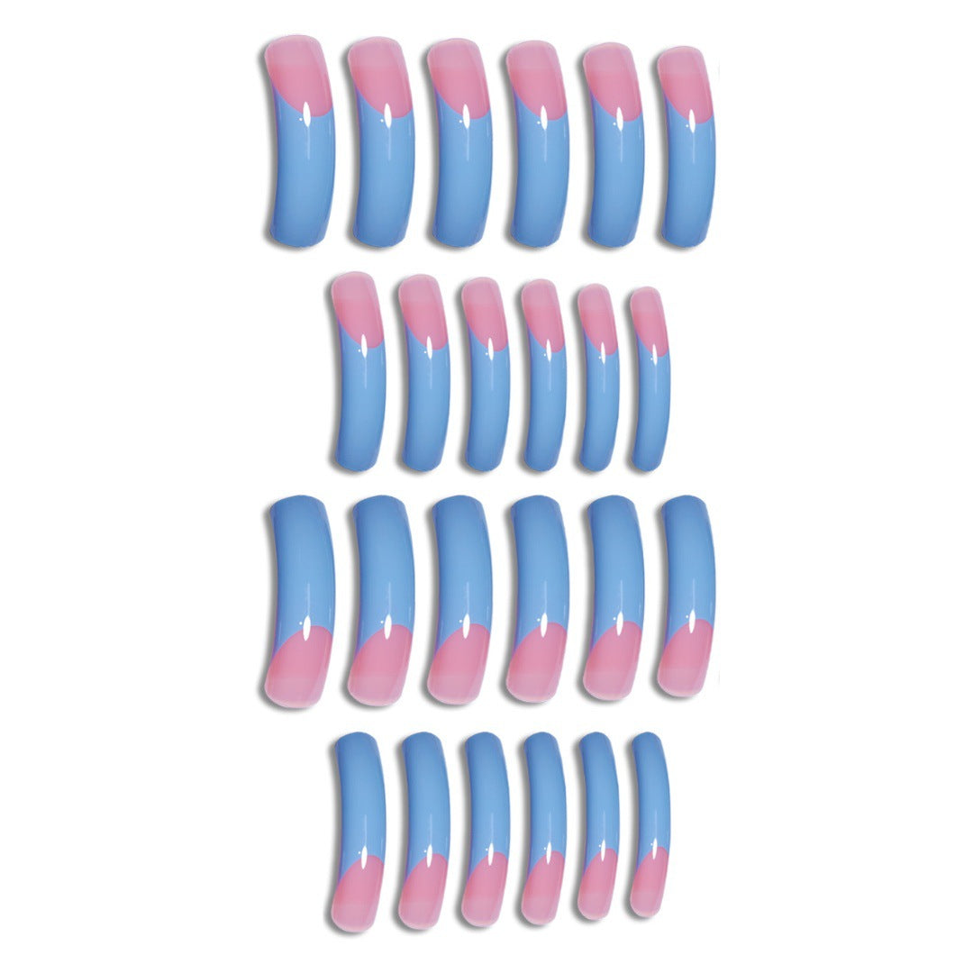 Stylish Long Press-On Nail Extensions Bowlift