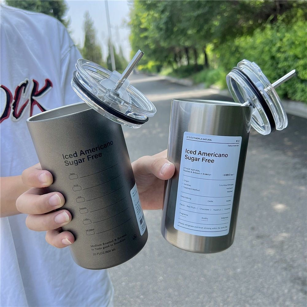 Women's insulated cup with secure lid and practical straw Bowlift