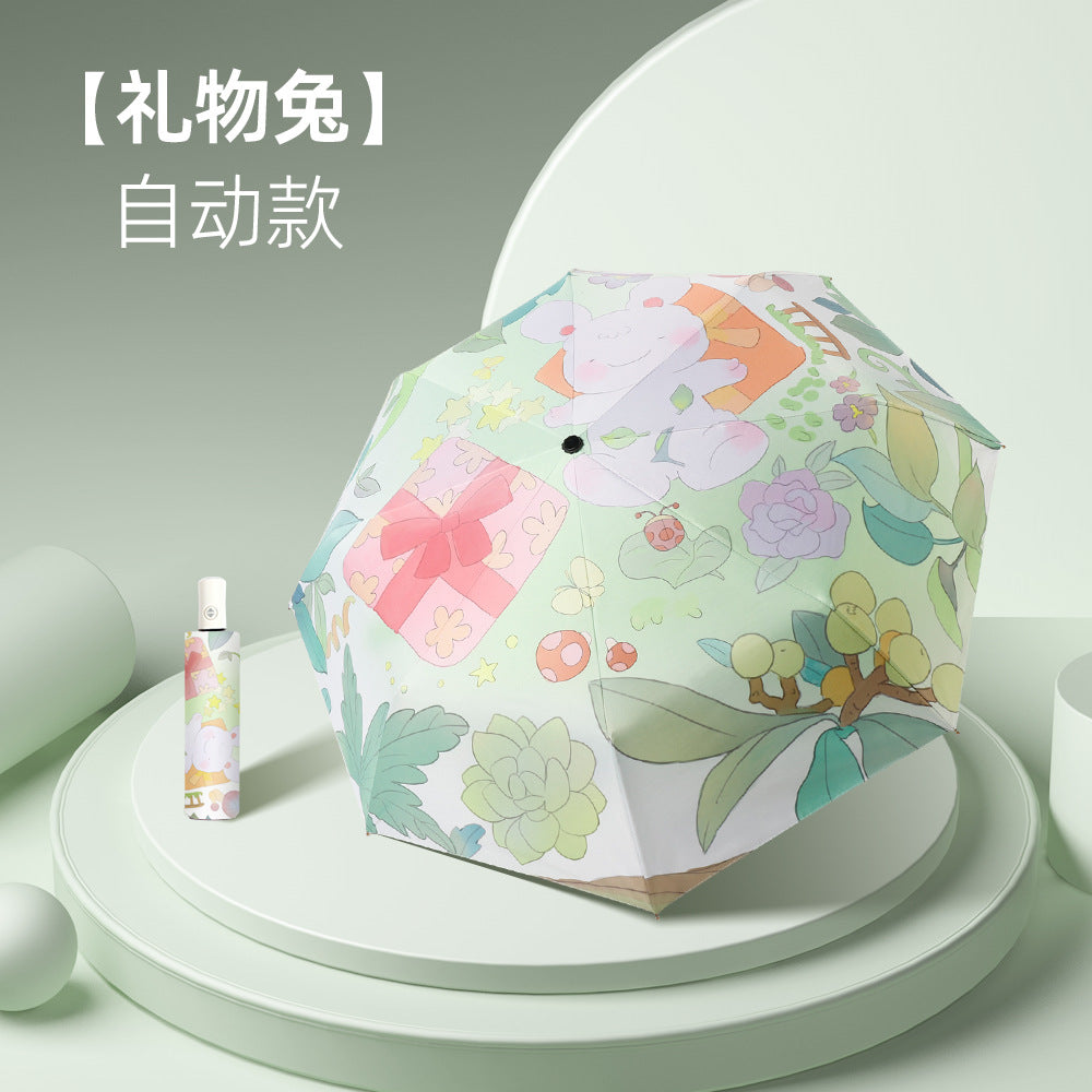 Ladies child-friendly umbrella with playful design Bowlift