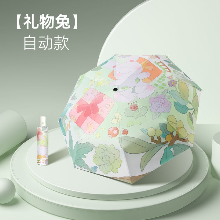Ladies child-friendly umbrella with playful design Bowlift