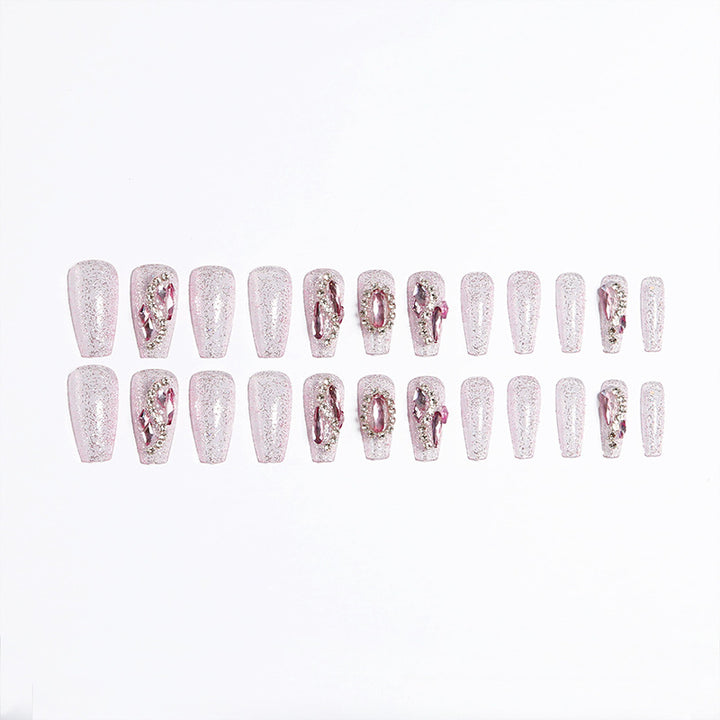 Glamorous nail art set with crystal decoration Bowlift