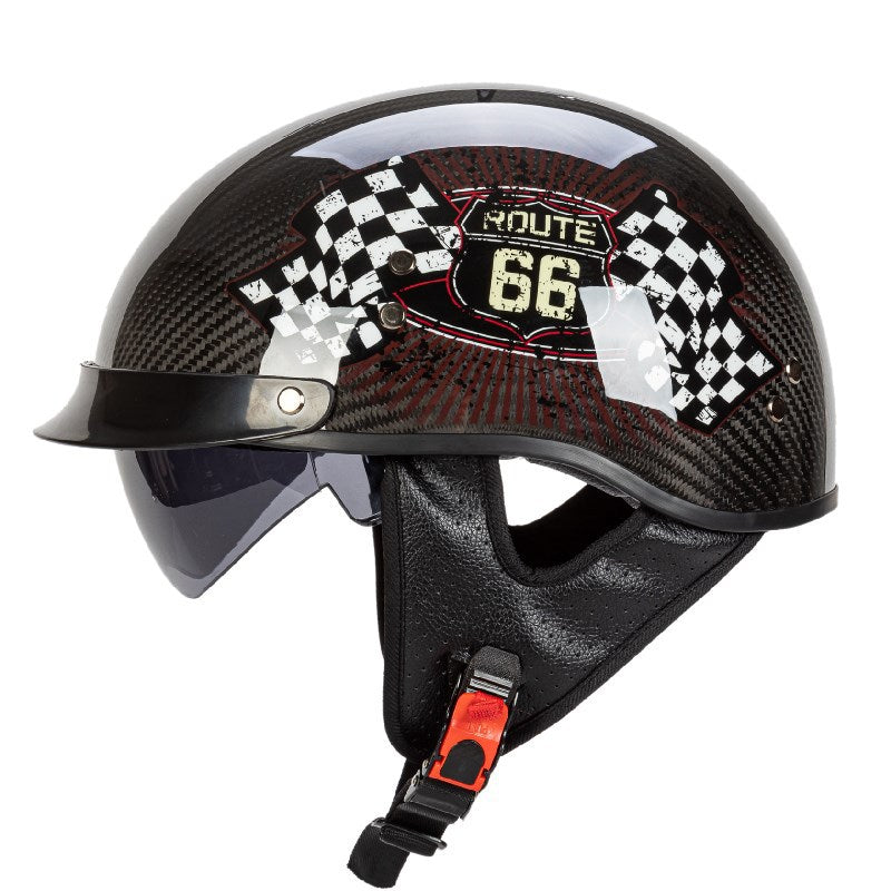 Stylish Graphic Skull Motorcycle Helmet Bowlift