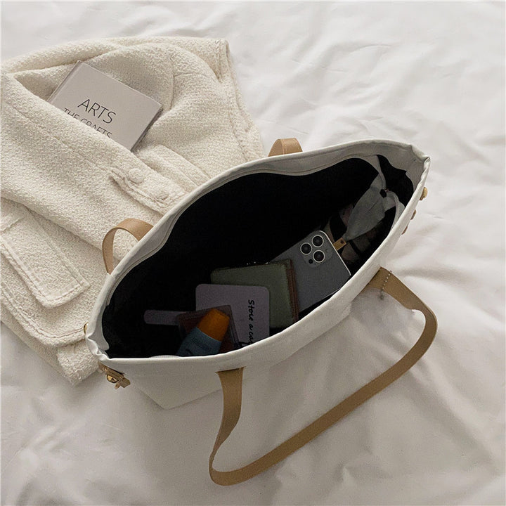 Stylish Embossed Shoulder Tote Bag