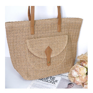 Shopping bag with magnetic closure and reinforced carrying handles Bowlift
