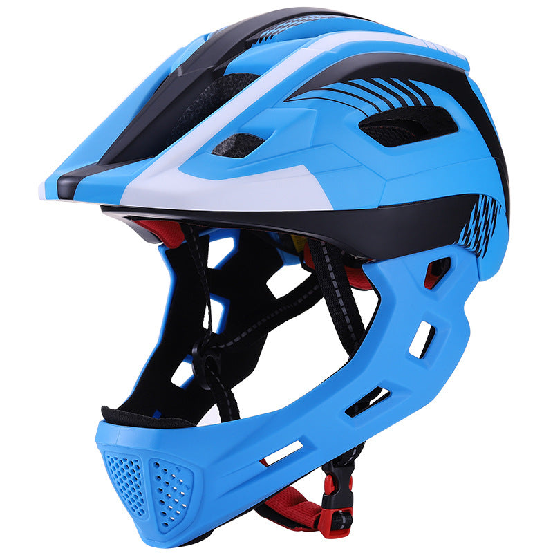 Full-Face Mountain Biking Helmet Bowlift