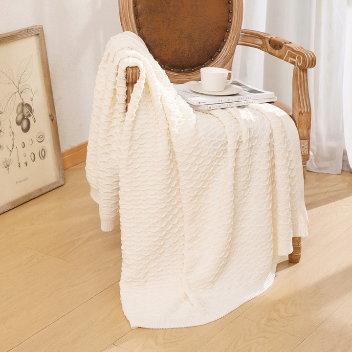 Cozy Knit Throw Blanket