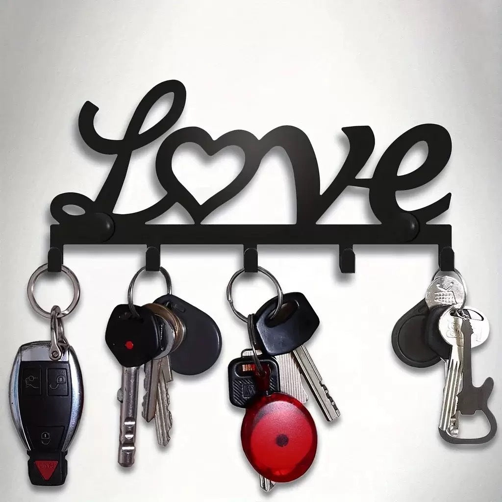Metal key holder with cat design Bowlift