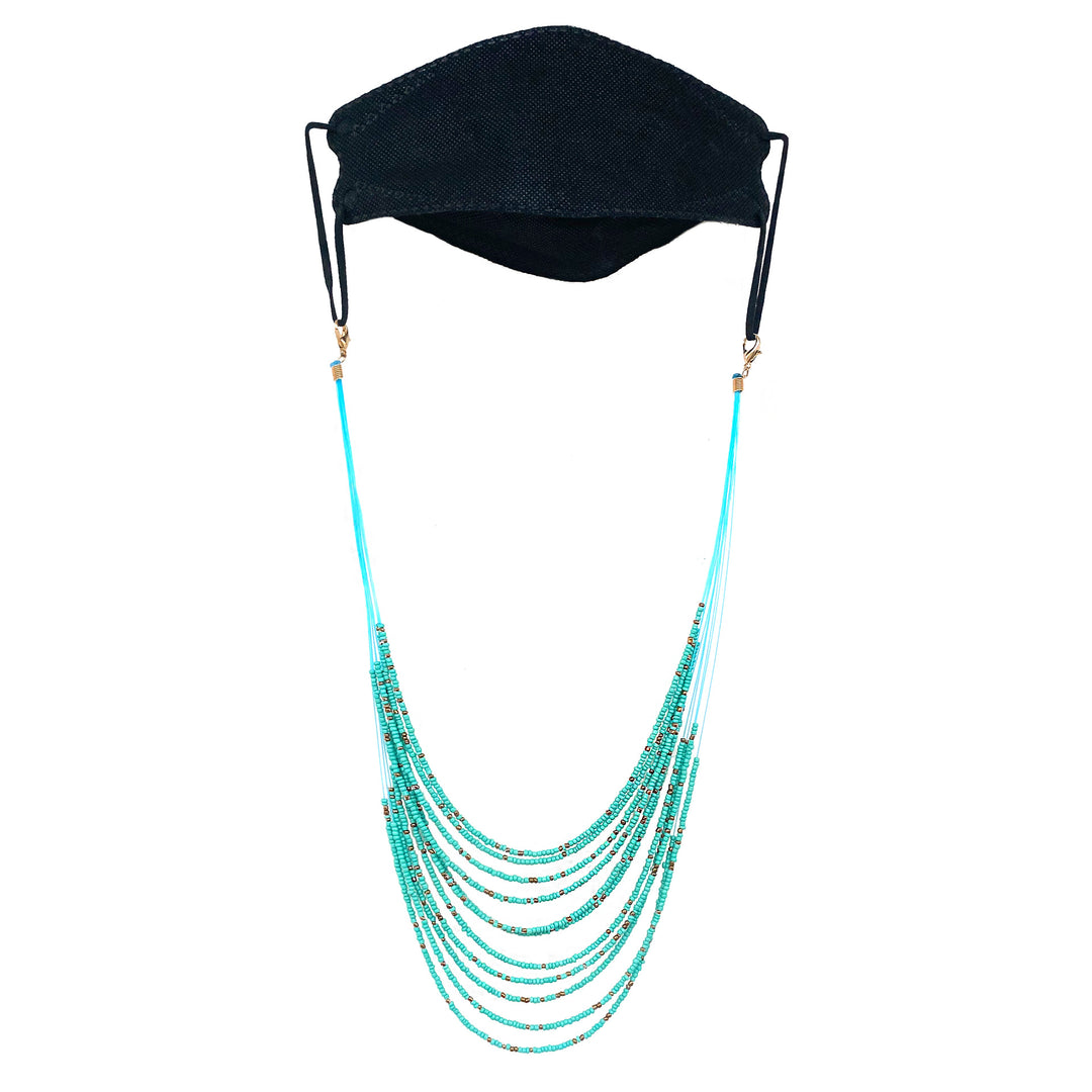 Multi-Strand Beaded Necklace Bowlift