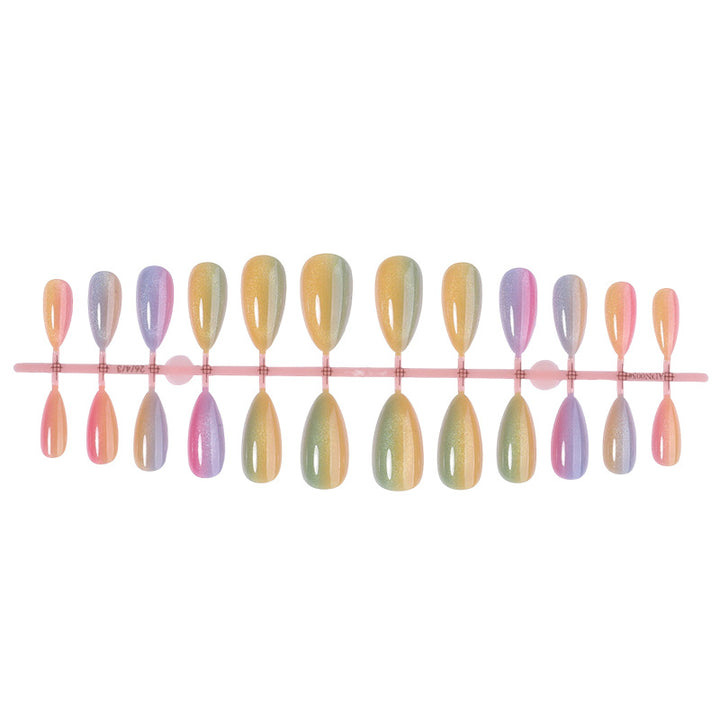 Gradient Tip Press-On Nails Bowlift