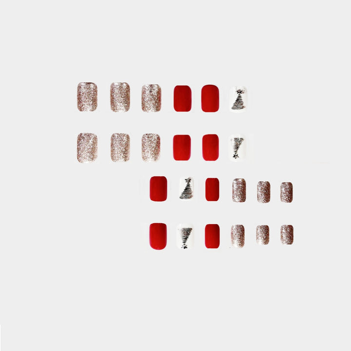 Festive Holiday Nail Art Set Bowlift