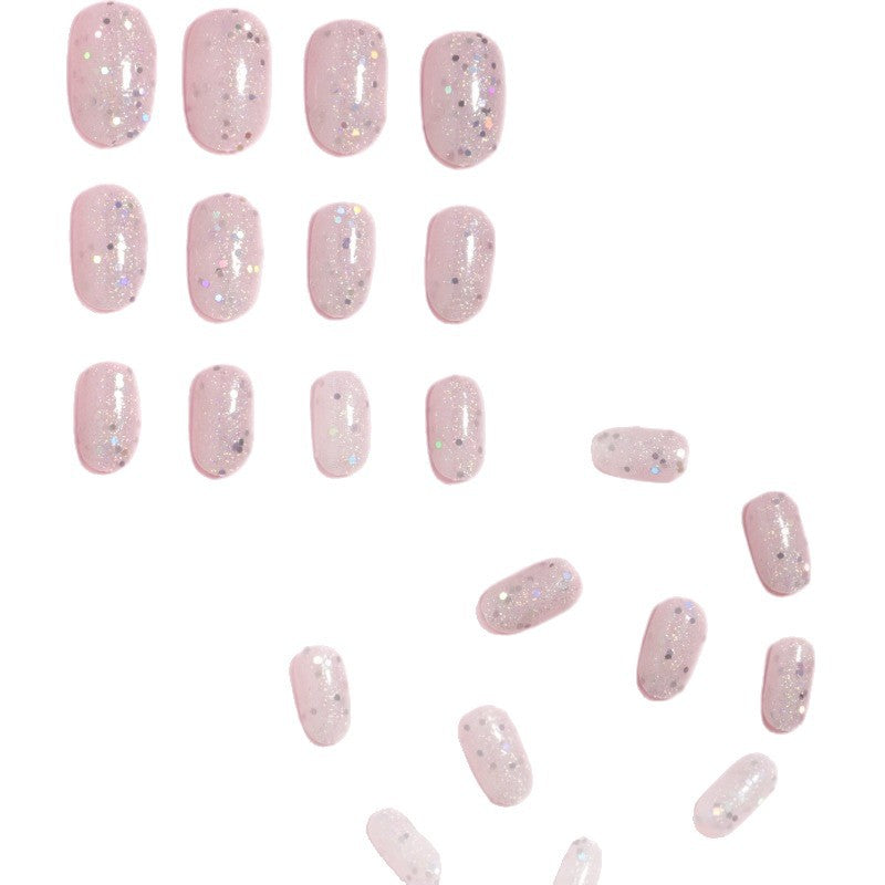 Glamorous Glittering Press-On Nail Set Bowlift