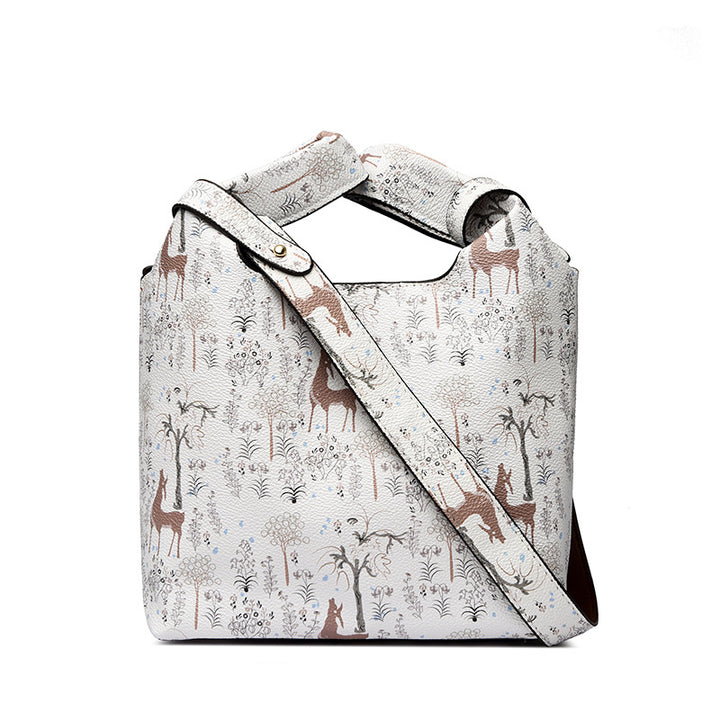 Artistic Patterned Tote Bag Bowlift