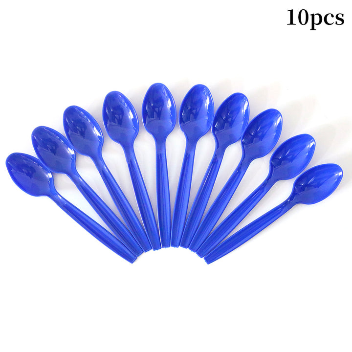 Unisex nan robust disposable forks made of food-safe plastic for dessert and party plates Bowlift