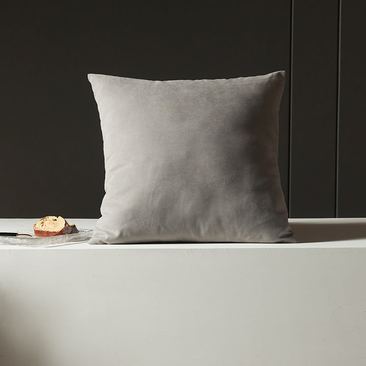 Soft Faux Suede Throw Pillow