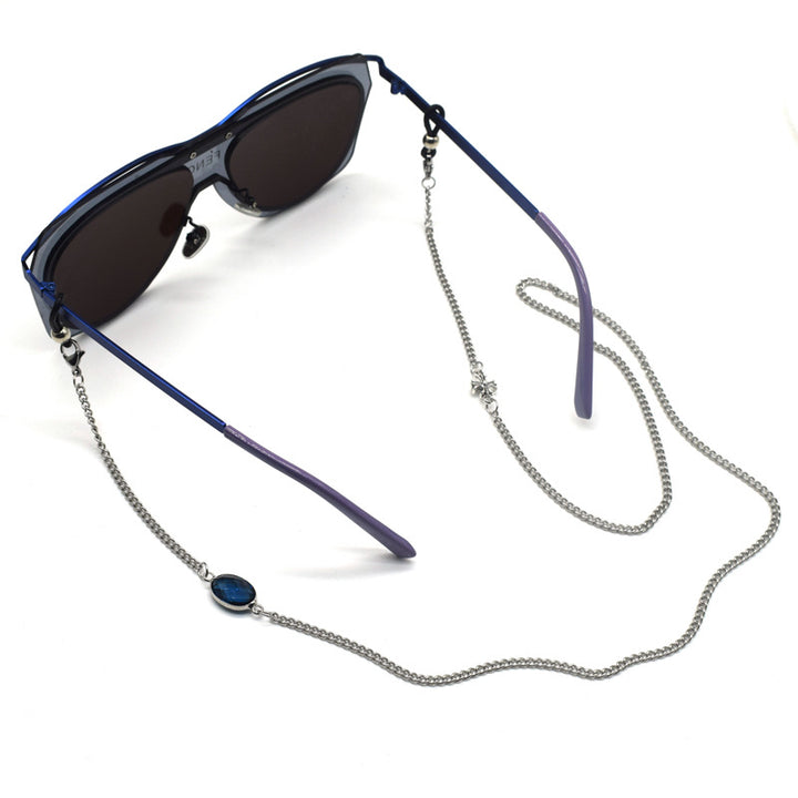 Elegant Gemstone Eyewear Chain Bowlift