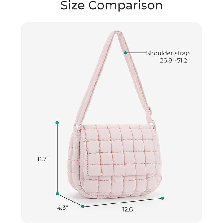 Padded shoulder bag with stylish design Bowlift