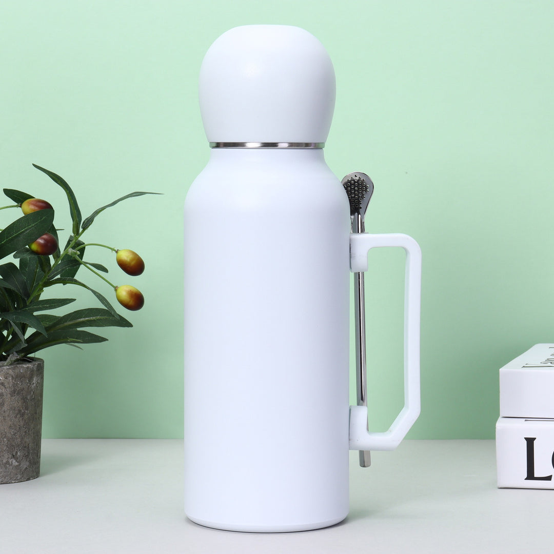 Women's high-quality insulated jug with integrated tea sieve Bowlift