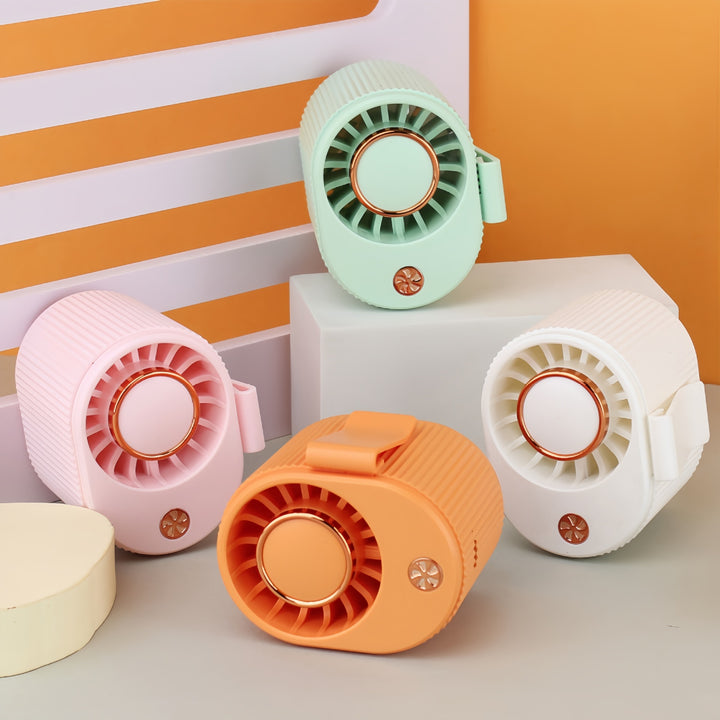 Women portable mini fan with adjustable tilt and USB connection Bowlift